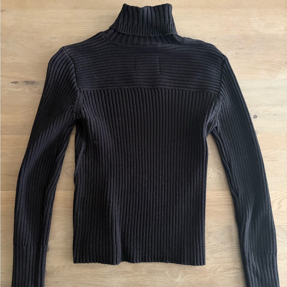 G-Star Dark Ribbed Knit Sweater - Picture 4 of 4